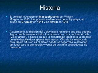 Historia Del Voley Playa PPT