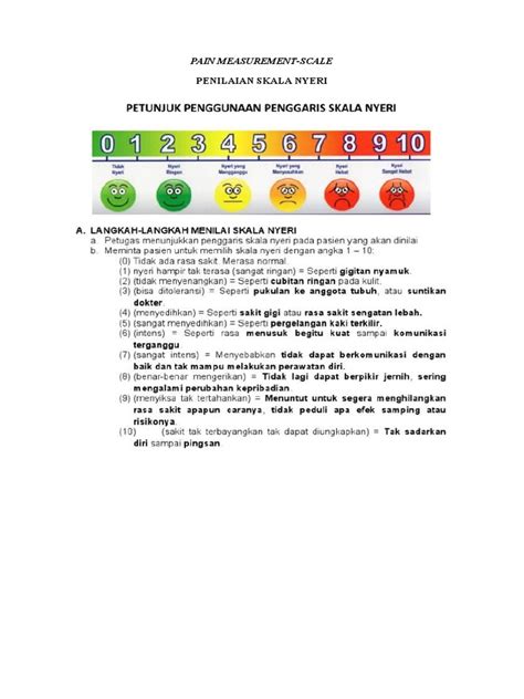 penilaian skala nyeri pain measurement scale