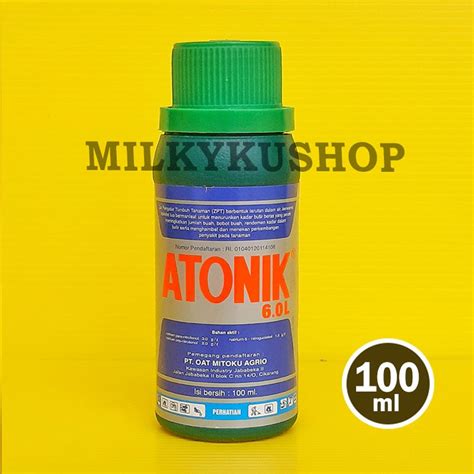 Jual ATONIK 6 0 L 100 ML PUPUK CAIR HORMON ZPT ZAT PENGATUR TUMBUH