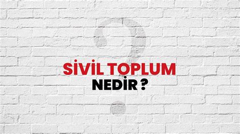 Sivil Toplum Nedir Ne Demek T B Tak Ansiklopedi Ile Sivil Toplum Ne