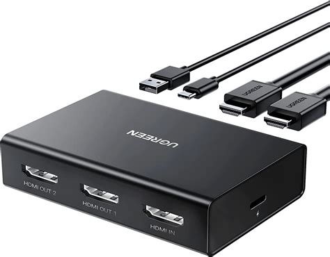 Ugreen Hdmi Splitter In Out K Hz For Dual Monitors Support Hdcp