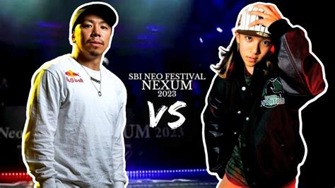 Bboy Taisuke Vs Bboy Tsukki SBI Neo Festival Nexum 2023 YouTube