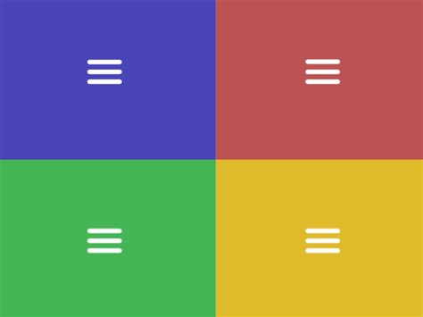 Hamburger Icon Android Free Icons Library