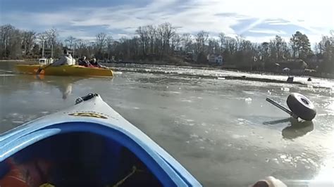 Father And Son Kayakers Rescue Pilot Who Crash Landed In Icy Creek