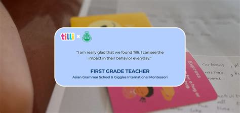 How The Asian Grammar School Used Tilli To Help 1st Graders Better