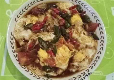 Resep Telor Ceplok Pedas Manis Oleh Dapur Deis Cookpad