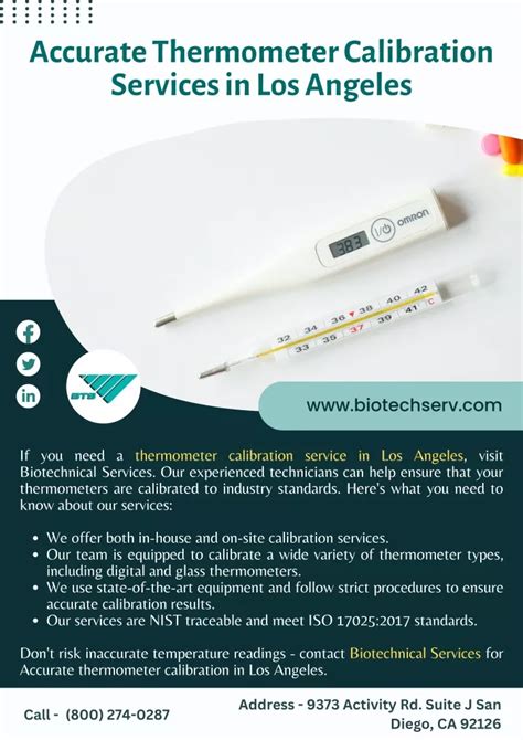 Ppt Accurate Thermometer Calibration Services In Los Angeles Powerpoint Presentation Id12116902