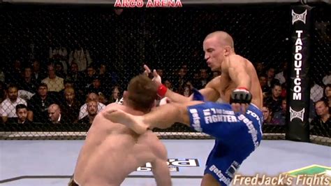 Georges St Pierre Vs Matt Hughes 2 Highlights GSP Becomes Champion