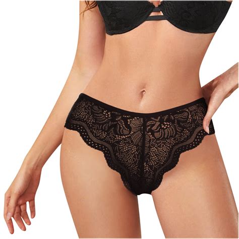 XFLWAM Sexy Lace Thongs For Women Underwear Stretch Strap Panties T