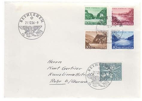 Pro Patria 1956 Sur Lettre Kaufen Auf Ricardo