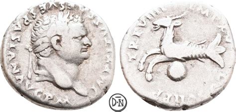 Titus 79 81 Denar Juli Dezember 79 N Chr Roma Capricorn Seltenes