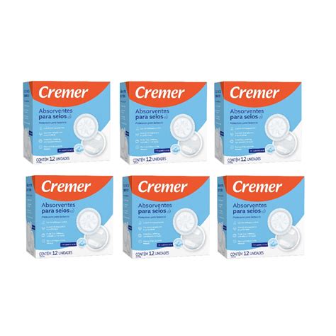 Absorvente Para Seios Cremer Kit Caixas Total Unidades Shopee Brasil