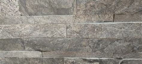 Grey Slate Stone Wall Cladding At Sq Ft Stone Wall Covering In