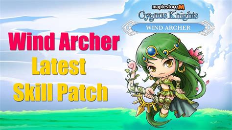 Maplestory M Wind Archer Latest Skill Update 2019 Youtube