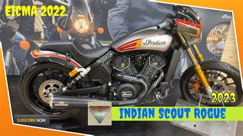 2023 Indian Scout Rogue Walkaround EICMA 2022 Fiera Milano Rho YouTube