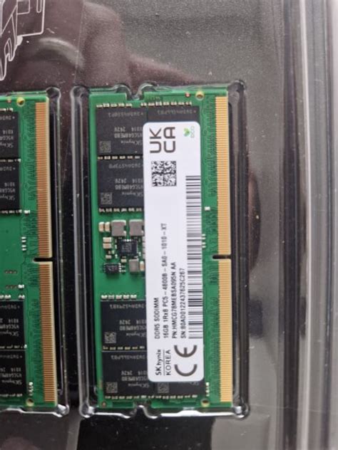 SK Hynix DDR5 SODIMM 4800 32GB Memorija Za Laptop