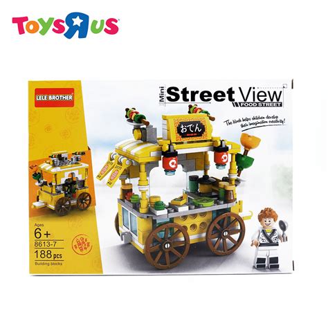 Lele Brother Building Blocks 8613 7 Mini Street View Food Street Series