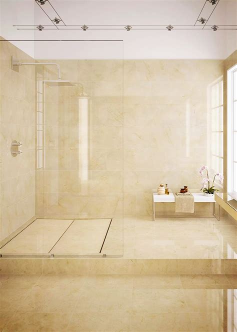 Crema Marfil Italian Marble Bathroom By Rms Marble