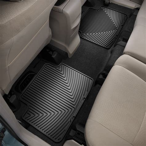 Weathertech® W150 All Weather 2nd Row Black Floor Mats