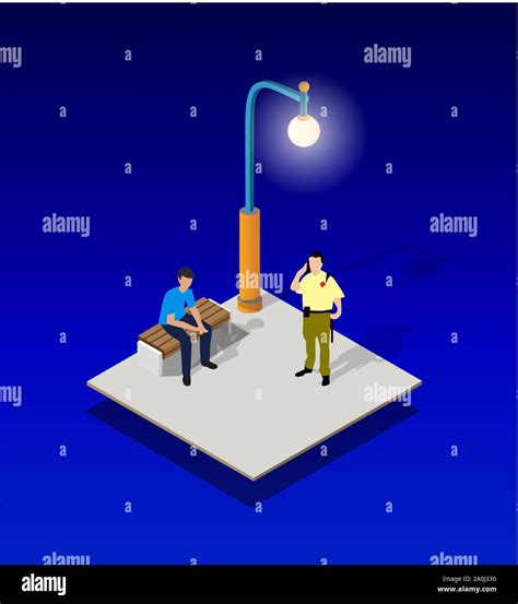 Isometric People Walking Stock Vector Image And Art Alamy