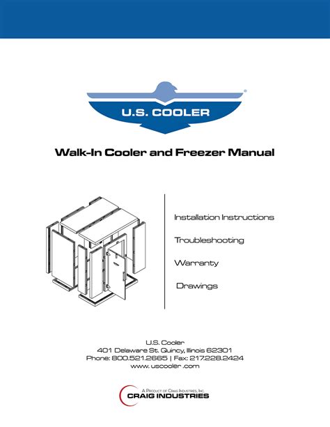 Installation Guide | U.S. Cooler Walk-ins