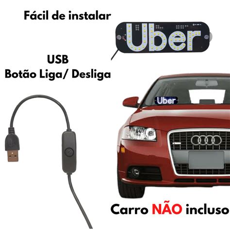 Placa Painel Letreiro Luminoso Led Usb Shopee Brasil