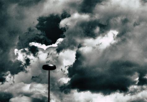 Premium Photo Street Light Against Cloudy Sky