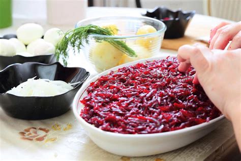 Селедка под шубой без селедки