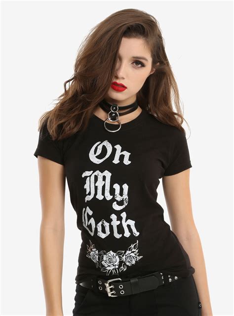 Oh My Goth Girls T Shirt Black Girls Tshirts Goth Girls Goth Girl