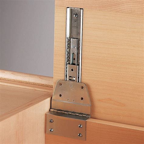 Knape And Vogt Ez Hinged Door Slide With Lb Capacity Anochrome