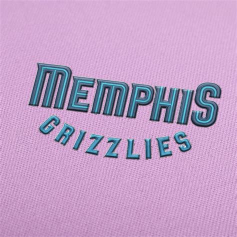 Memphis Grizzlies Embroidery Design Download Embroiderydownload
