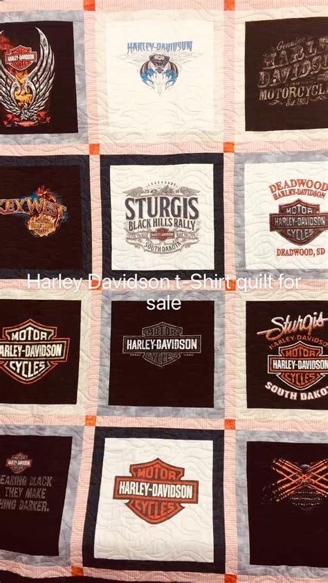 Harley Davidson T Shirt Quilt For Sale Harley Davidson T Shirts