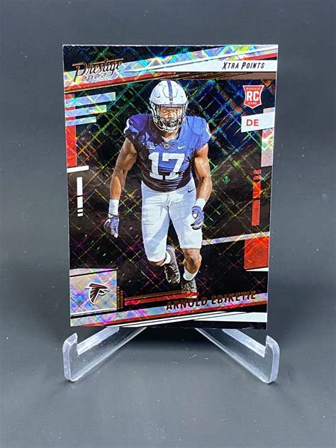 2022 Panini Prestige Arnold Ebiketie Rc Xtra Points Diamond Parallel