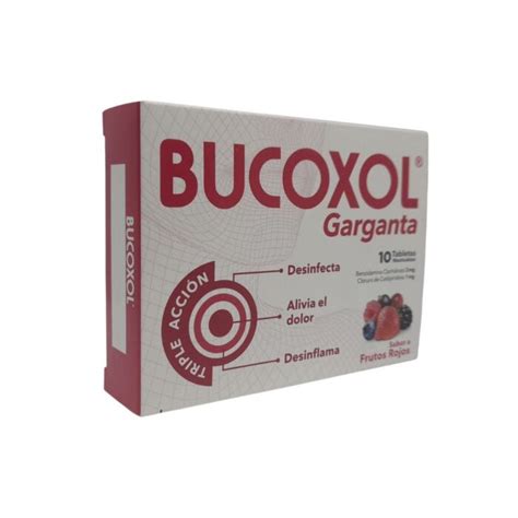 Bucoxol Garganta Frutos Rojos C X 10 Tabletas Masticables Droguerias