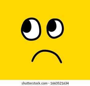 Digital Illustration Cartoon Emoticon Face Background Stock