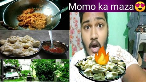 Barish Momo Ka Maza Momos In Rainyday Ddarkmanushya Vlogs