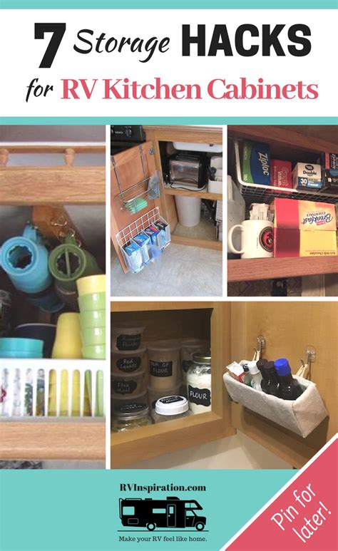 Clever Ideas For Organizing Rv Cabinets Artofit