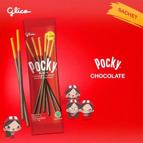 Jual Biskuit Stik Pocky Sachet Rasa Cokelat Dan Strawberry Box Isi