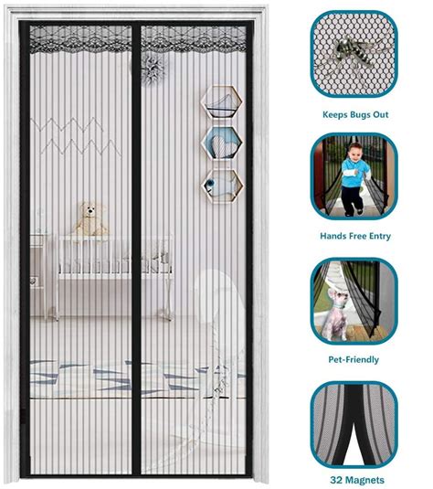 Building Supplies Exterior Doors X Inch Zhzw Magnetic Screen Door