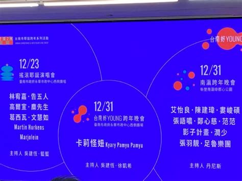 2024台南好young耶誕跨年第一波卡司公布