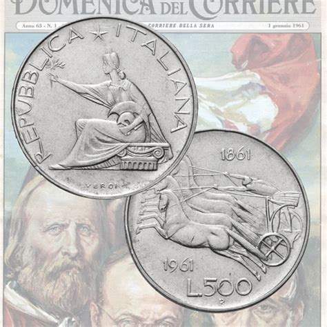 Italia Lit Ag Fdc Centenario Unit D Italia