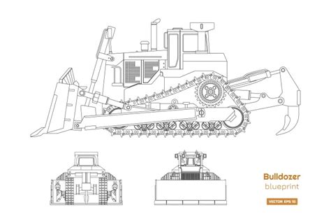 Bulldozer Vector Images Over 18 000