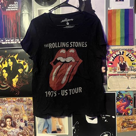 Rolling Stones 1975 Us Tour Shirt Dm For Any Depop