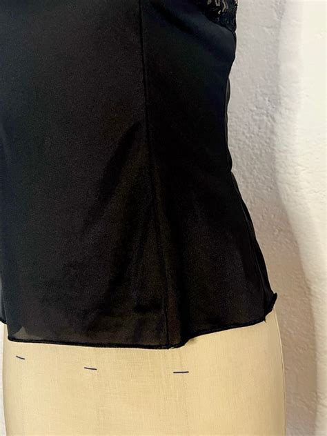 Wonder Maid S Vintage Black Lingerie Nylon Slip U Gem