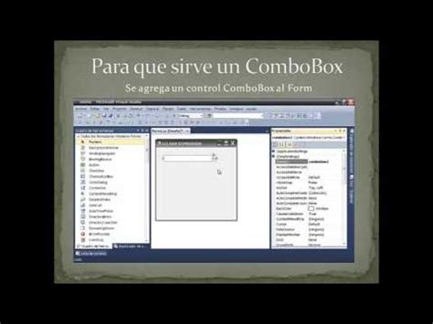 Que Es Un ComboBox YouTube