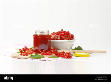 Red Currant Jelly Stock Photo Alamy