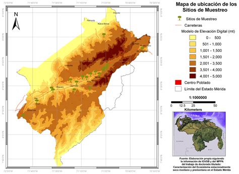 Mapa de ubicación de las estaciones bimodales y unimodales del estado