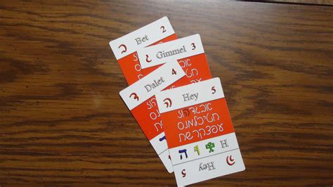 Hebrew Alef Bet Playing Cards Pictograph Paleo Modern And Etsy