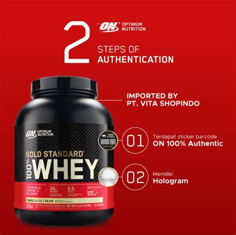 Jual Optimum Nutrition Gold Standard Whey 5 Lb Vanilla Di Seller