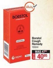 Borstol Cough Remedy Ml Offer At Dis Chem